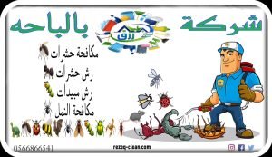 شركة رش حشرات بالباحة