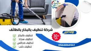شركة تنظيف بالبخار بالطائف
